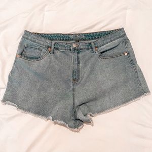 Light Wash Denim Shorts